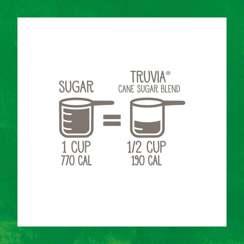 Truvia Cane Sugar Blend, Mix of Natural Stevia Sweetener and