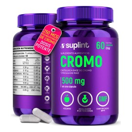 Polynicotinato Cromo Suplint Cápsulas Metabolismo Energía Porciones