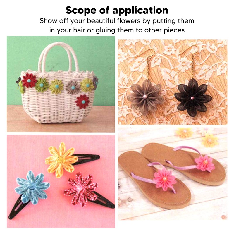 3pcs Flower Maker Set DIY Handcraft Quick Easily Kanzashi Flower