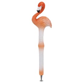 Planet Pens Flamingo Writing Pen - Flamingo Wild Animal Pen, Unique Office Desk Accessories and Writing Ballpoint Pen, Cute Novelty Pens for Kids, Adults, Flamingo Toy Pen Gift for School and Office