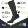 Alvada Mens Merino Wool Crew Socks Thermal and Warm Socks