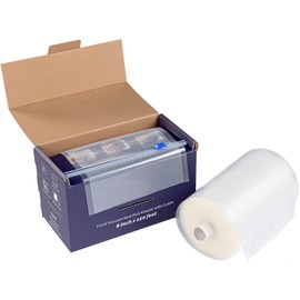 GERYON Vacuum Sealer Bags for Food, 8x120ft Rolls with Slide Cutter for All Vacuum Sealer Machine, BPA-Free, Safe for Food Storage, Meal Prep and Sous Vide