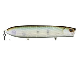 Berkley Cane Walker Topwater Fishing Lure, Perfect Ghost, 5/7 oz, 110mm Topwater, Heavy Tail Weight for Long-Distance Casting, Equipped with Fusion19 Hook