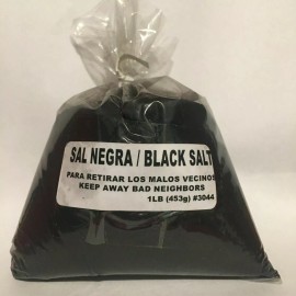 SAL NEGRA 1Lb PARA ALEJAR ENEMIGOS Y PERSONAS NO DESEADAS INSTRUCCIONES INCLUIDA