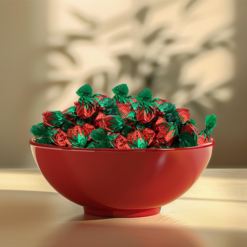 Strawberry Bon Bons Hard Candy, 1.5-Pound Pack