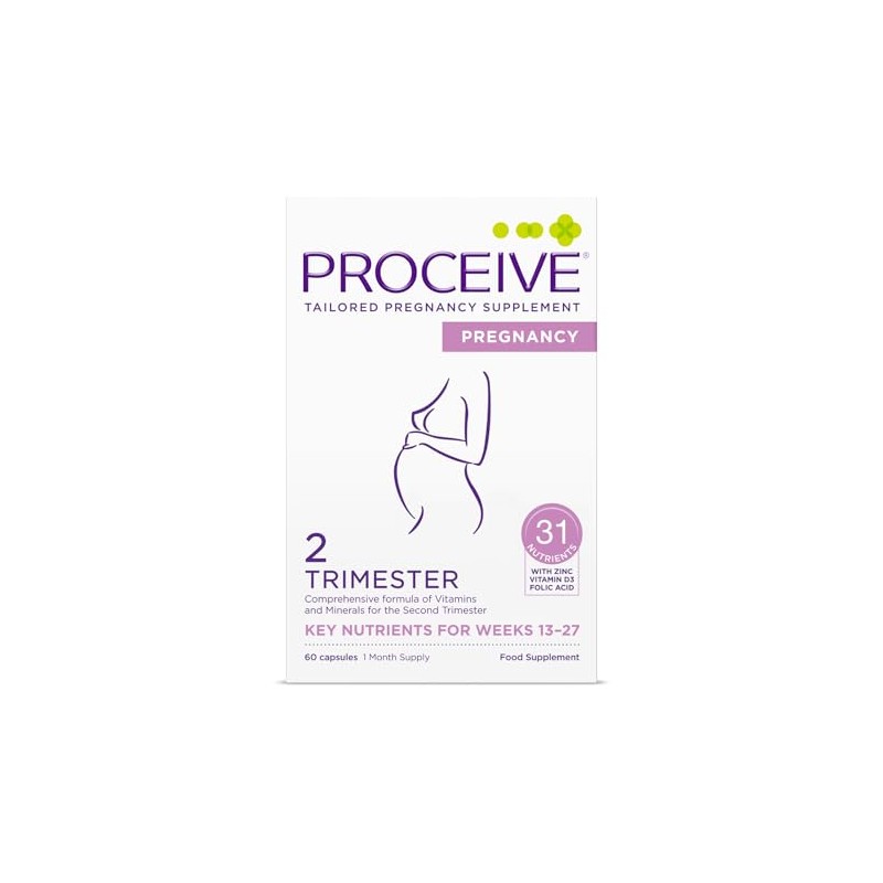 Proceive® Pregnancy Trimester 2 (13-27 Weeks) Vitamin & Mineral Supplements