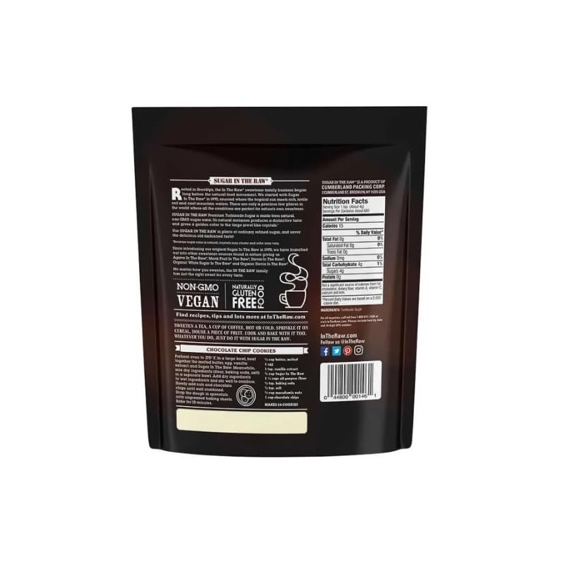 Sugar InTheRaw Turbinado Cane Sugar (6Lb)