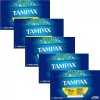 Tampax 5 x Tampax Tampons Regular Absorbency, Unscented 10 Ct