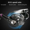 Solar Digital Display Fishing Reel Casting Wheel Rechargeable Single Rocker