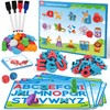 Coogam Preschool Alphabet Learning Activities, Magnetic EVA Letters Matching &