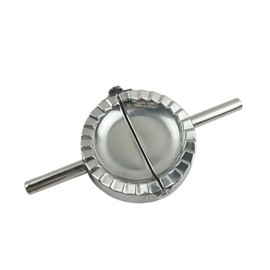 Proshopping 6 Inch Chinese Dumpling Maker Empanda Press, Stainless Steel Large Ravioli Maker, Pastry Tools, Jiaozi Maker, Dough Cutter for Pocket Pie, Pierogi & Hand Pie
