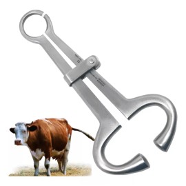 Hergom Premium Pinza Para Nariz De Vaca Anillo De Ganado Acero Inox 18 Cm