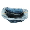 Mens Womens Denim Tote Shoulder Shopping Bag Satchel with Front