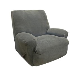 Stretch Oxford Recliner Slipcover | Form Fit | Machine Washable Recliner/Gray