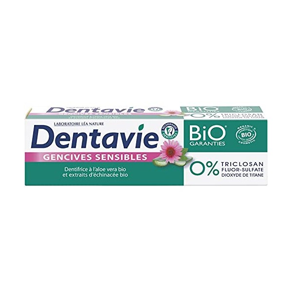 Dentavie Gencives Cosmetic Organic Toothpaste 75 ml Pack of 3