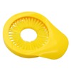 Multifunctional Plastic Corn Silk Remover Brush, Yellow Plastic Bristles, Reusable