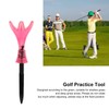 10pcs Plastic Golf Tee Ball Holder Adjustable Height Stable Practice