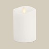 Luminara Flameless Pillar Candle, Small (4.5 inches, Unscented) Real-Flame Effect,