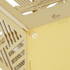 Metal Pen Holder Multifunctional Easy Assembly Glossy Golden Surface Plating