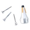 Trumpet Mouthpiece Mute Set 3C 5C 7C Practice Silencer Combination