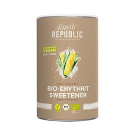 HARVEST REPUBLIC Organic Erythritol Sweetener 750 g Natural Sugar Substitute Calorie Free Allergen-Free Sweetener as Sugar Substitute 100% Vegetable from Organic Cultivation