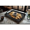 Non Slip Serving Tray with Handles, Food-Safe Platters for Snack