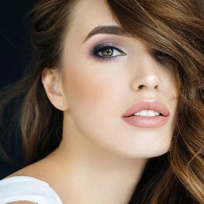 LICHUAN 4 Pairs Stainless Steel 316L Earrings Set Stud Earrings