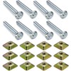 8 PCS Anti-Theft Post Attachment Kit Sign Mounting Hardware for