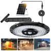 FabStyl Solar Light Indoor Outdoor, 3000LM Solar Shed Light Rotation