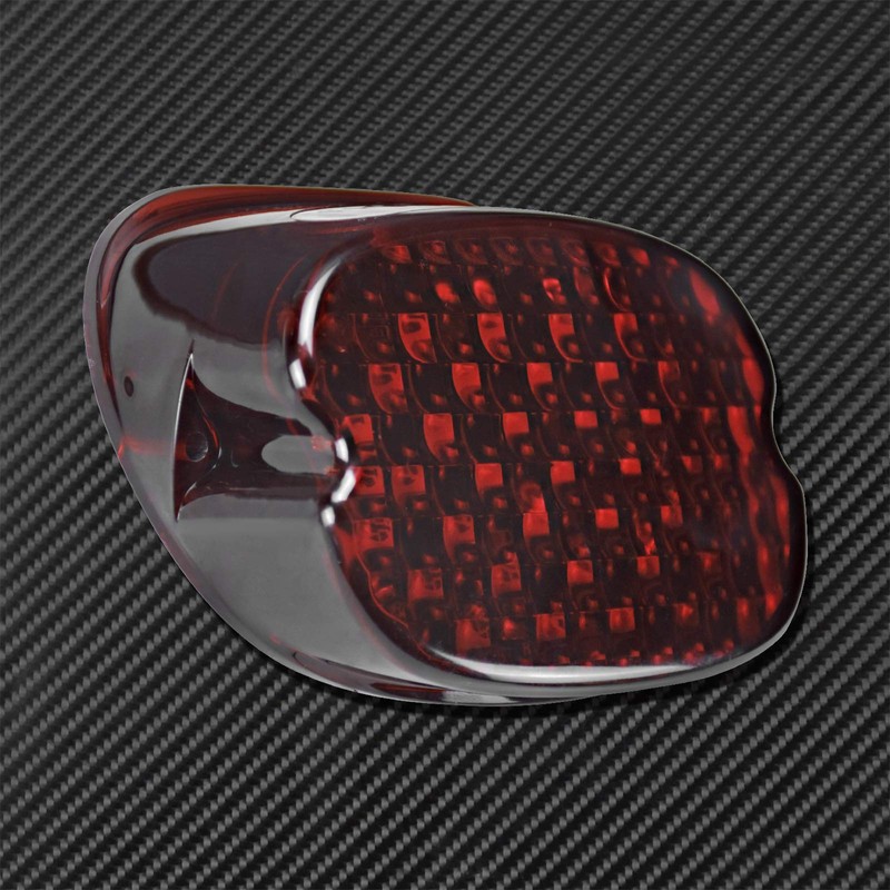 HDBUBALUS Motorcycle Motorcycle LED Running Tail Light Brake License Plate