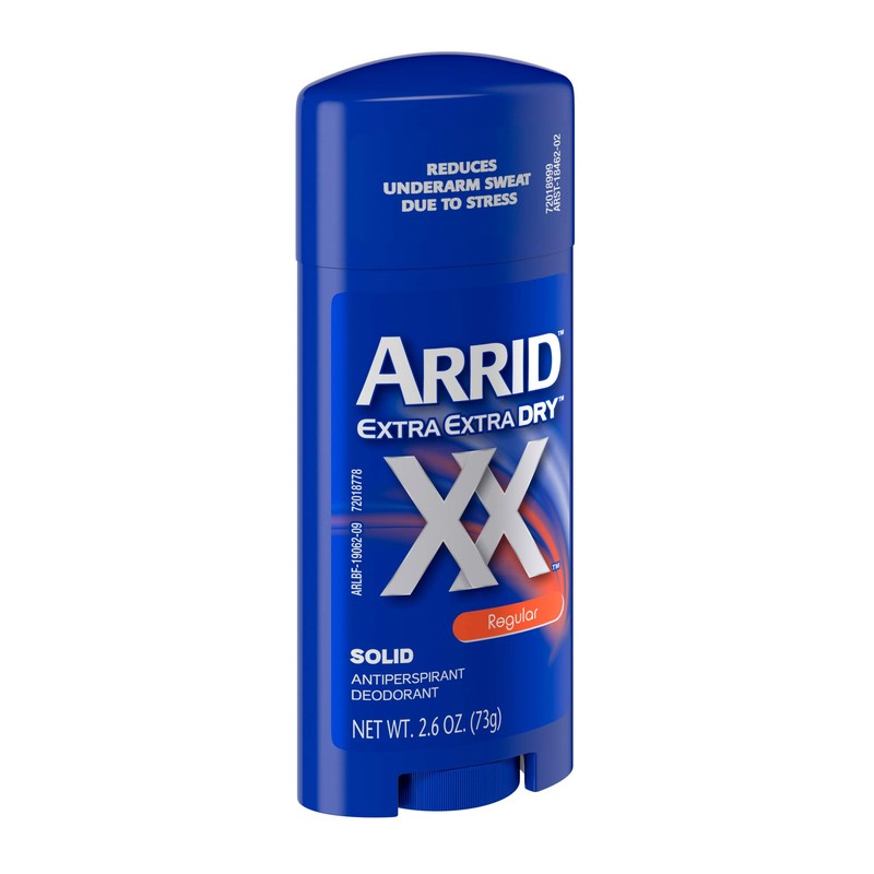 Arrid Arrid XX Extra Extra Dry Solid Antiperspirant Deodorant, Regular,
