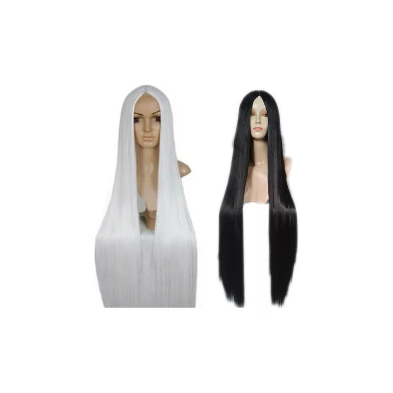 generic Blanco 100cm Harajuku Anime Cosplay Pelucas Joven Largo Rect