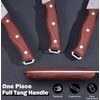 Naitesen 3PCS Professional Butcher Knives Set, BBQ Brisket Beef Slicing
