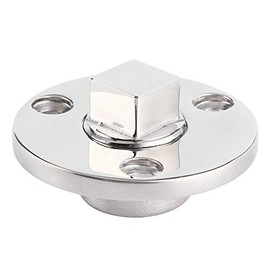 Drain Plug, Stainless Steel 2in Drain Plug Boat Hull Screw Hole Ornament for Marine Boats Yacht Ship for Boat Drain Plug Boat Drain Bung Stainless Steel Drain Plug Garboard Drain Plug Ship Hardware