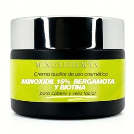 Tratamiento Capilar en CREMA con Tecnología Patentada MinoxidilMax, Crecimiento de Barba y Cabello