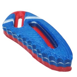 Shark Foot Stop for Longboard or E-Skateboard, Extremely Resistant, Footstopper Inside - Improved Traction, Balance, and Control for Longboards or E-Skates, Down Hill (Random Multicolor, Goofy)