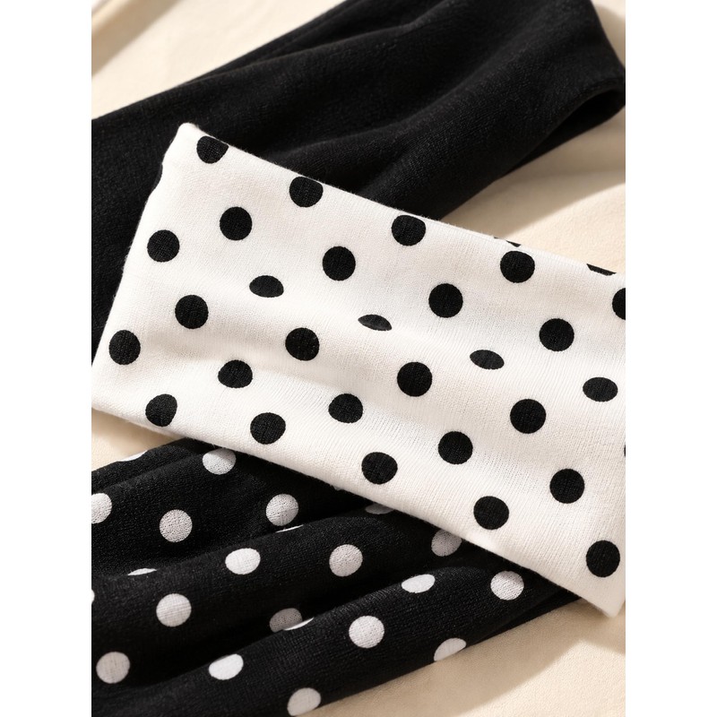Polka Dot Headbands for Women Soft Non Slip Hair Bands