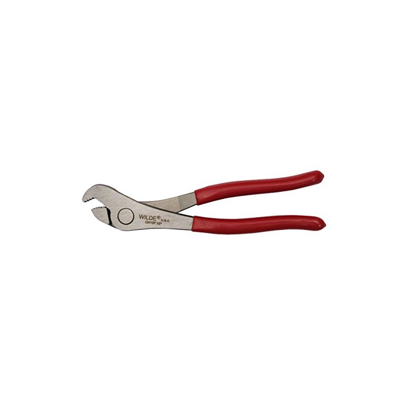 Wilde Tool G410P.NP/CS 7-1/2" Battery Pliers-Fixed Joint-Polished