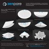 zenpore 15 cm Lab Filter Paper, Standard Qualitative Grade 4