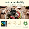 BewusstGrün 12 Fair & Sustainable Fabric Napkins + Folding Instructions,