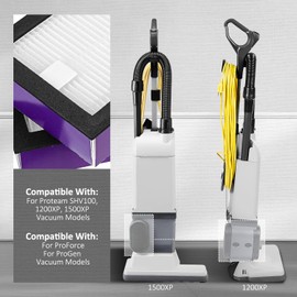 HASMX 107005 Vacuum Cleaner Hepa Filter Replacement for Proteam Fits for Proteam Vacuum Models SHV100 1200XP and 1500XP, 4 1/2" x 2 3/4" x 1"