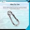 MARINE CITY Stainless Steel Carabiner Clip Snap Hook - 316
