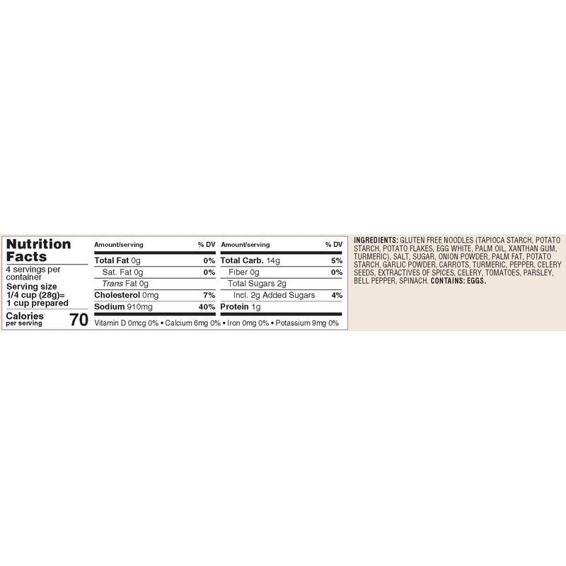 Manischewitz Gluten Free Noodle Soup Mix (4 Pack) With Savory