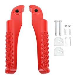 1 Pair Foot Pegs Bracket Kit Aluminium Alloy Motorcycle Foot Rest Bracket Replacement for Coleman Powersports BT200X CT100U Trail