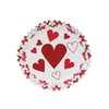 PME Hearts Foil Lined Cupcake Cases - 30 Pack,White