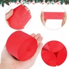 jiebor Christmas Streamers Red Crepe Paper Streamers 492ft 6 Rolls