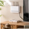 Wall Mounted WiFi Router Storage Box, White ABS Router Organizer
