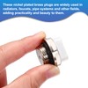 PATIKIL 3/8" BSP Male Thread Manual Radiator Air Vent Plugs,