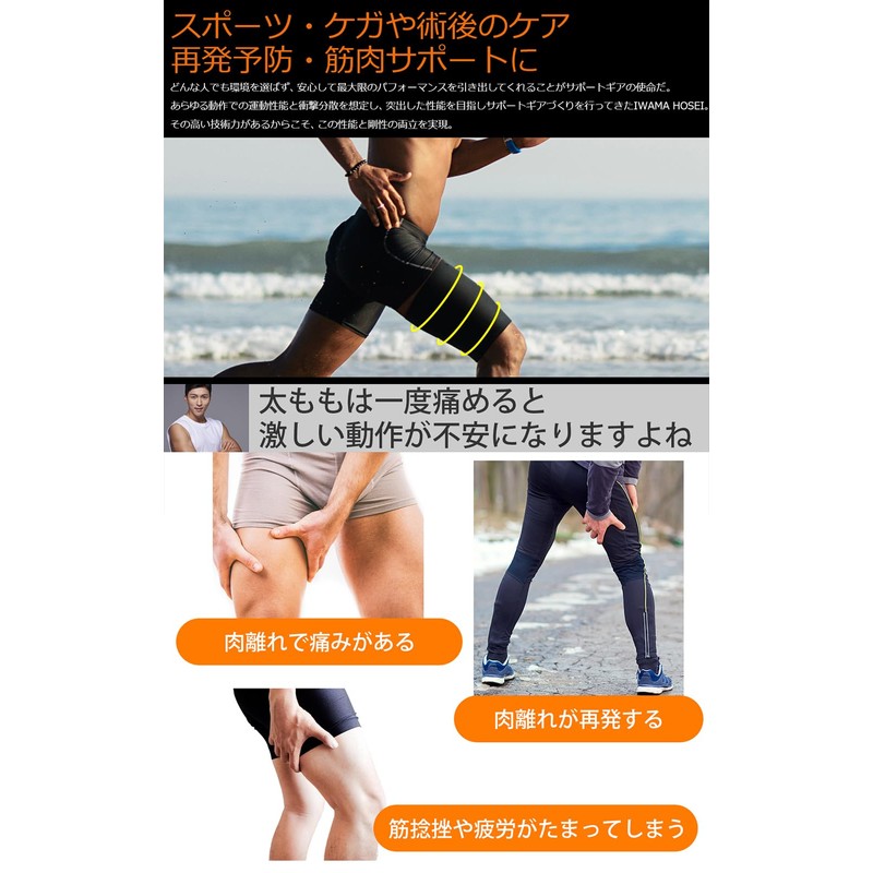 IWAMA HOSEI (Sewing Iwama) Thigh Supporter, Thigh Supporter, Thigh Supporter,