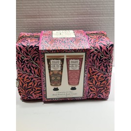 Heathcote & Ivory William Morris Clementine & Clove Body Travel Set Bag Wash & Cream